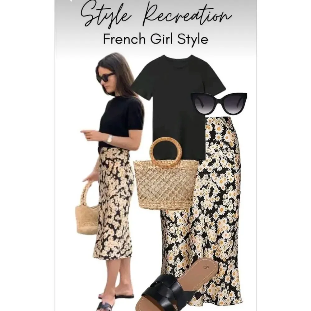 ✖️SOLD✖️Realisation Par Flower Power Slip Skirt Size S - Picture 6 of 9